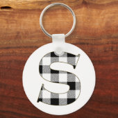 Gingham Check S Sleutelhanger (Voorkant)