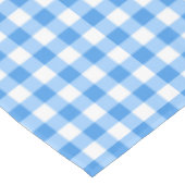 Gingham Check Tablecloth | Blauwe en witte control Tafelkleed (Gekanteld)