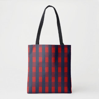 Gingham Check Tas