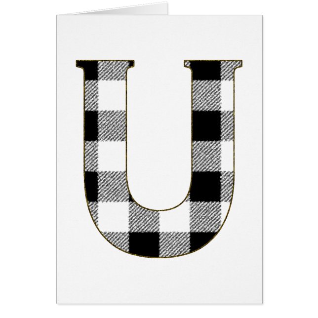 Gingham Check U (Voorkant)