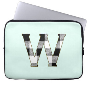 Gingham Check W Laptop Sleeve