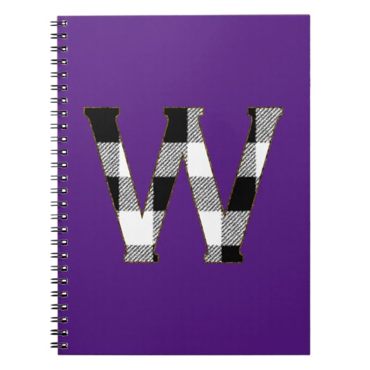 Gingham Check W Notitieboek (Voorkant)