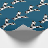 Gingham Check Y Cadeaupapier (Hoek)