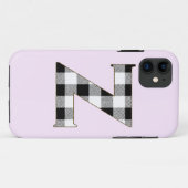 Gingham Check Z Case-Mate iPhone Case (Achterkant (horizontaal))