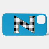 Gingham Check Z Case-Mate iPhone Case (Achterkant (horizontaal))