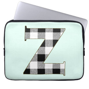 Gingham Check Z Laptop Sleeve