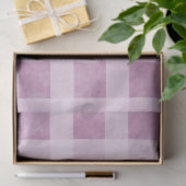 Gingham Checks Dusty Pink White Pattern Decoupage Tissuepapier (Geschenk)