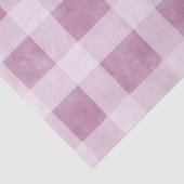 Gingham Checks Dusty Pink White Pattern Decoupage Tissuepapier (Detail)