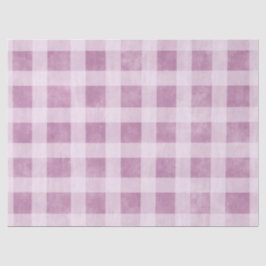Gingham Checks Dusty Pink White Pattern Decoupage Tissuepapier