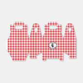 Gingham Cherry Jelly Beans Bedankdoosjes (Uitgevouwen)