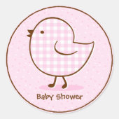 Gingham Chick Sticker (Voorkant)