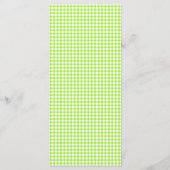 Gingham Chicken Menu Card (Achterkant)