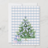 Gingham Chinoiserie Favoriete Dingen Feestdagen Pa Kaart (Achterkant)