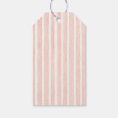 Gingham Citroen Thematische 1e Verjaardag Cadeaulabel (Achterkant)