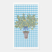 Gingham Citroenen Lemon Tree servetten servetten (Voorkant)