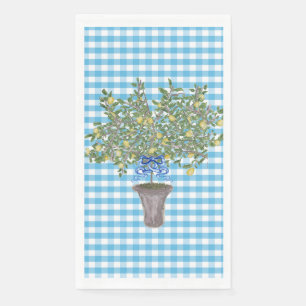 Gingham Citroenen Lemon Tree servetten servetten