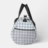 Gingham Coastal Preppy Check Blue White Monogram Plunjezak (Rechts)