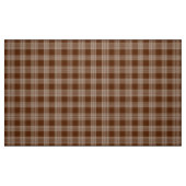 Gingham Controleer bruin en wit weefsel Stof (Fat Quarter)