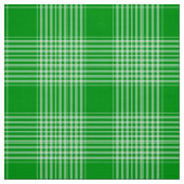 Gingham Controleer groene en witte stof (Swatch)