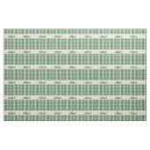 Gingham Controleer patroon Monogram Donkergroen Be Stof (Yard (91,4 cm))