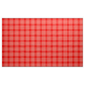 Gingham Controleer rode en witte stof (Yard (91,4 cm))
