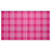 Gingham Controleer roze en witte stof (Fat Quarter)
