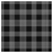 Gingham Controleer zwart-wit stof (Swatch)