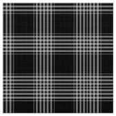 Gingham Controleer zwart-wit stof (Close Up)