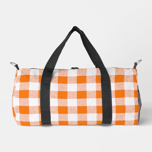 Gingham-controlepatroon (Oranje) Plunjezak (Voorkant)