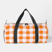Gingham-controlepatroon (Oranje) Plunjezak (Achterkant)