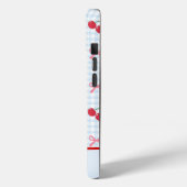 Gingham Coquette Strik iPhone Hoesje (Achterkant / Links)