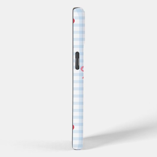 Gingham Coquette Strik iPhone Hoesje  (Achterkant / Rechts)