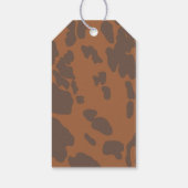 Gingham Cowboy Bedankt Label Cadeaulabel (Achterkant)