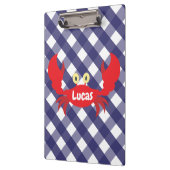 Gingham Crab - Gepersonaliseerd klembord (Links)