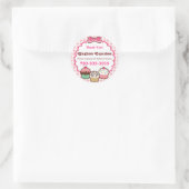 Gingham Cupcakes Stickers (Tas)