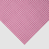 Gingham-Dark-Roze-Weefselpapier Tissuepapier (Detail)