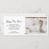 Gingham Dog Christmas Holiday Kaart (Achterkant)