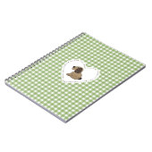 Gingham Dog in het hart Notitieboek (Linkerzijde)
