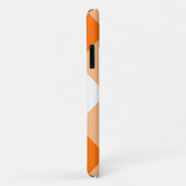 Gingham - Donkere en Oranje telefoontas van Pastel Case-Mate iPhone Case (Achterkant/rechts)