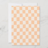 Gingham Drie of Spirit Halloween Verjaardagsfeestj Kaart (Achterkant)