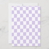 Gingham Drie of Spirit Halloween Verjaardagsfeestj Kaart (Achterkant)