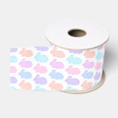 Gingham Easter Bunny Pattern Grosgrain Lint (Spoel)