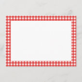 Gingham Fresh Off Market Vrijgezellenfeest Recept  Informatiekaartje (Achterkant)