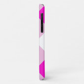 Gingham - Fuchsia Pink en Pastel Pink Phone Case (Achterkant/links)