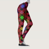 Gingham Gecontkered Multicolored Leggings (Rechts)