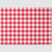 Gingham Gecontkered Striped Pattern Sjabloon Tissuepapier (Voorkant)