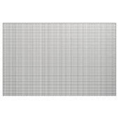 Gingham Gecontroleerd Patroon | Grijs en wit Stof (Yard (91,4 cm))