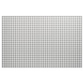 Gingham Gecontroleerd Patroon | Grijs en wit Stof (Fat Quarter)