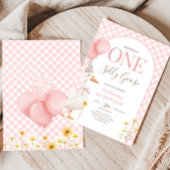 Gingham Gekke Goose Verjaardagsfeest Kaart