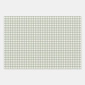  Gingham Gepersonaliseerde Kerst Inpakpapier Vel (Voorkant 2)